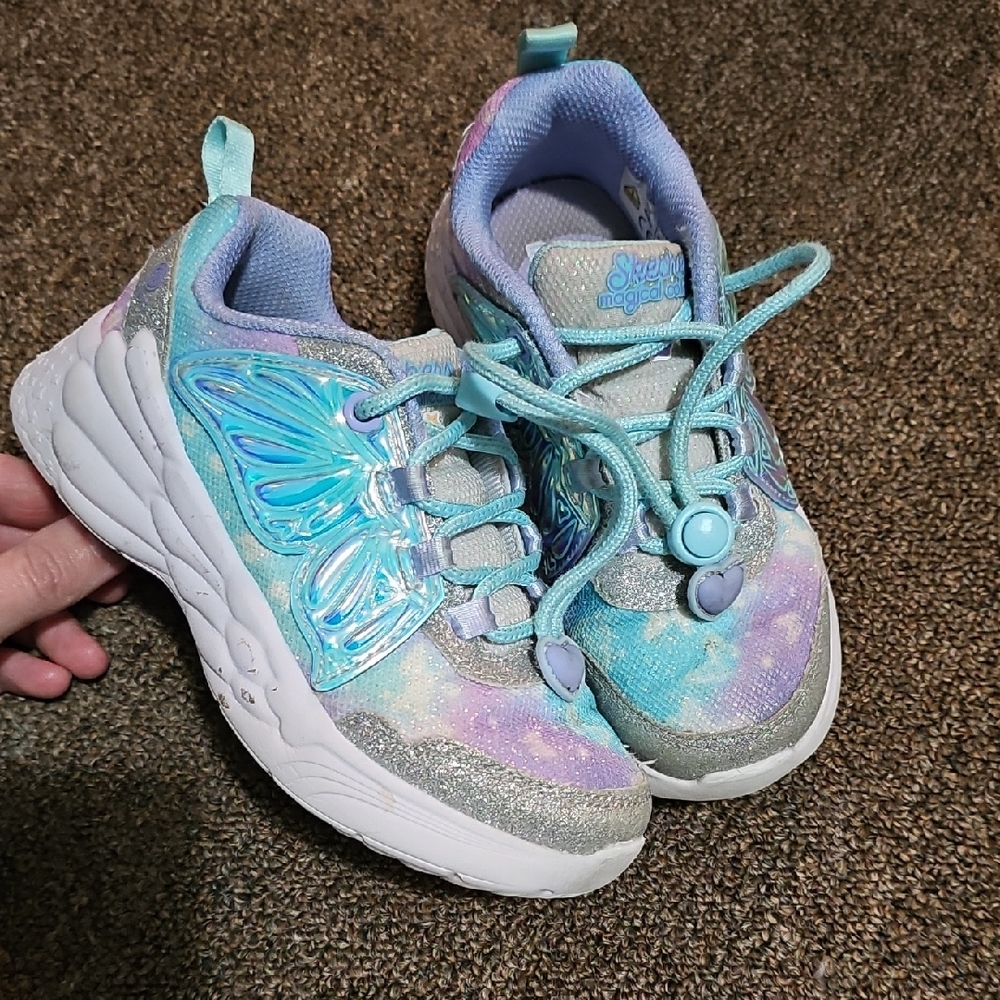 Skechers Kids' Multicolor Light-Up Sneakers